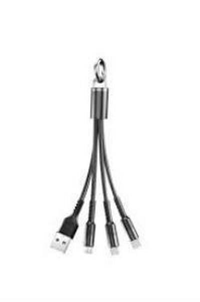 Jopus Micro / Type C / Lightning JO-SK01 Sarj Kablosu Mavi