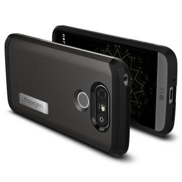 Spigen G5 ile Uyumlu Kılıf Tough Armor Gun Metal