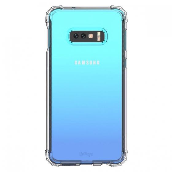 Blogy Galaxy S10e ile Uyumlu Crystal Fit Kılıf Crystal Clear