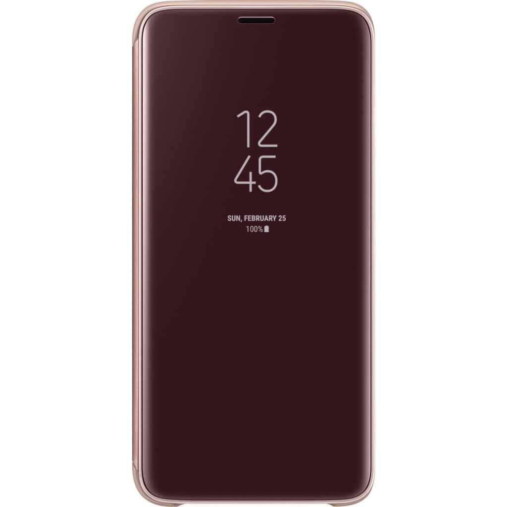Galaxy S9 ile Uyumlu Clear View KılıfGold EF-ZG960CFEGWW (Out)