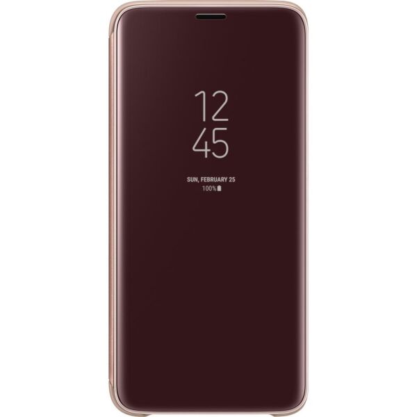 Galaxy S9 ile Uyumlu Clear View KılıfGold EF-ZG960CFEGWW (Out)