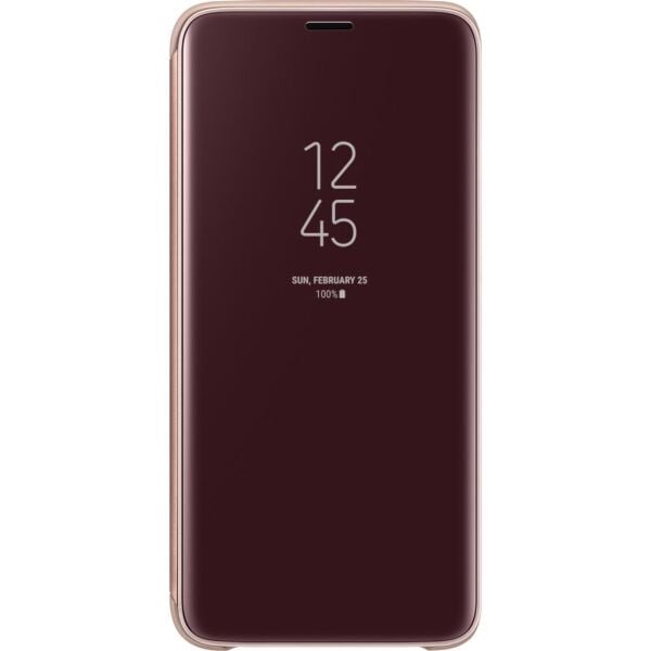 Galaxy S9 ile Uyumlu Clear View KılıfGold EF-ZG960CFEGWW (Out)