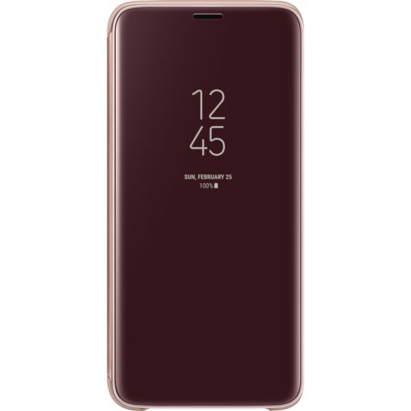 Galaxy S9 ile Uyumlu Clear View KılıfGold EF-ZG960CFEGWW (Out)