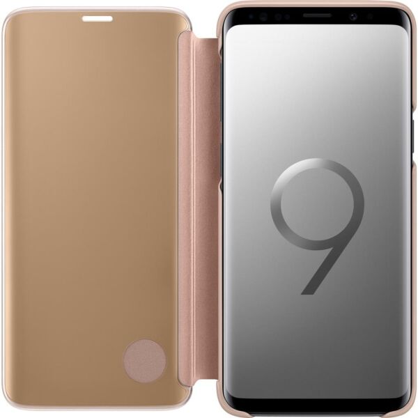 Galaxy S9 ile Uyumlu Clear View KılıfGold EF-ZG960CFEGWW (Out)