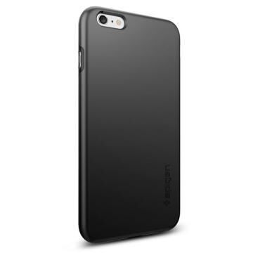 Spigen iPhone 6 Plus/6s Plus ile Uyumlu Kılıf Thin Fit Hybrid Black