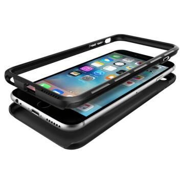 Spigen iPhone 6 Plus/6s Plus ile Uyumlu Kılıf Thin Fit Hybrid Black