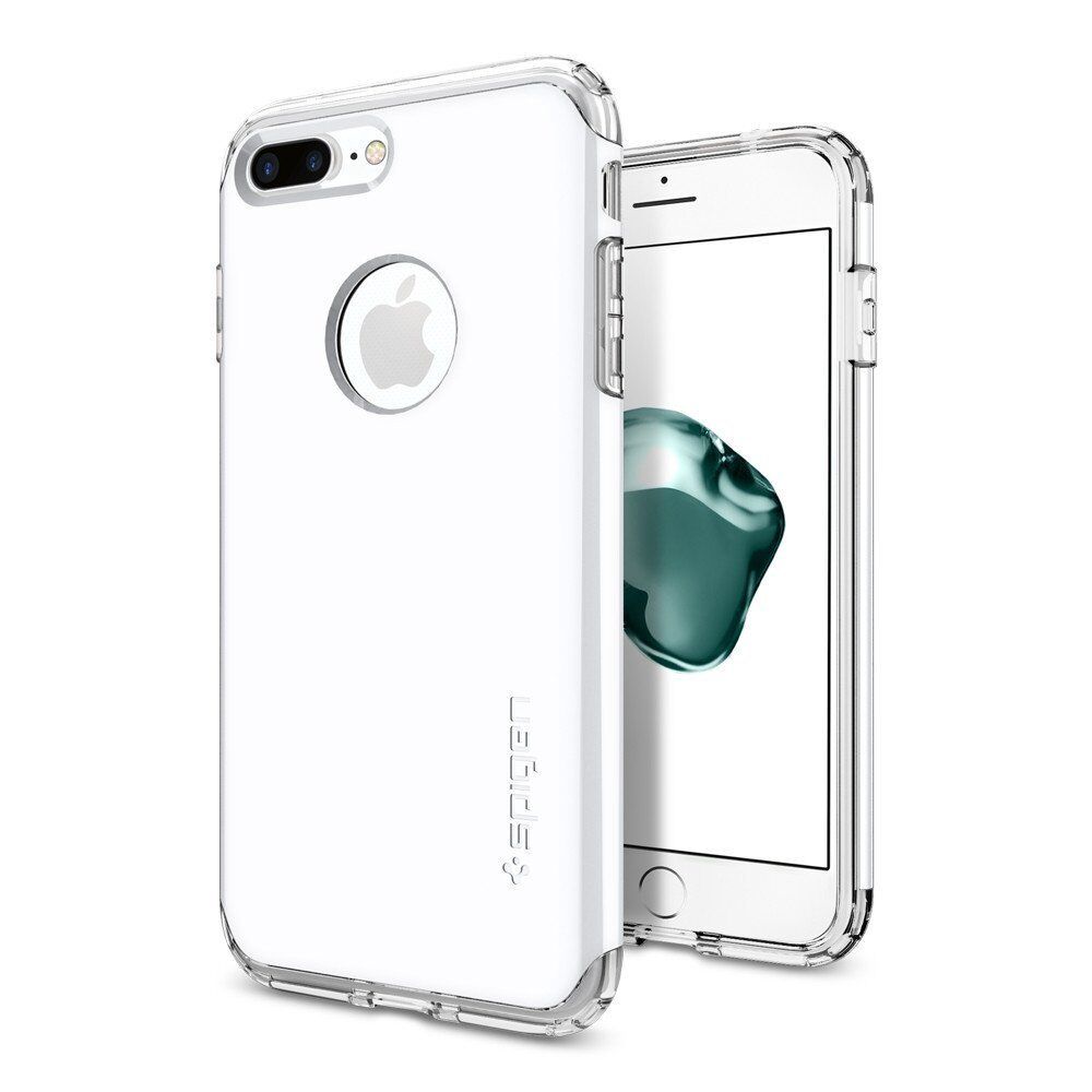 Spigen iPhone 7 Plus ile Uyumlu Kılıf Hybrid Armor White