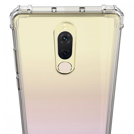 Blogy Mate 10 Lite ile Uyumlu Crystal Fit Kılıf Crystal Clear