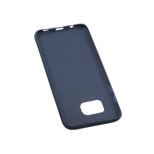 Galaxy S7 Edge ile Uyumlu Kılıf Desenli Silikon Lacivert