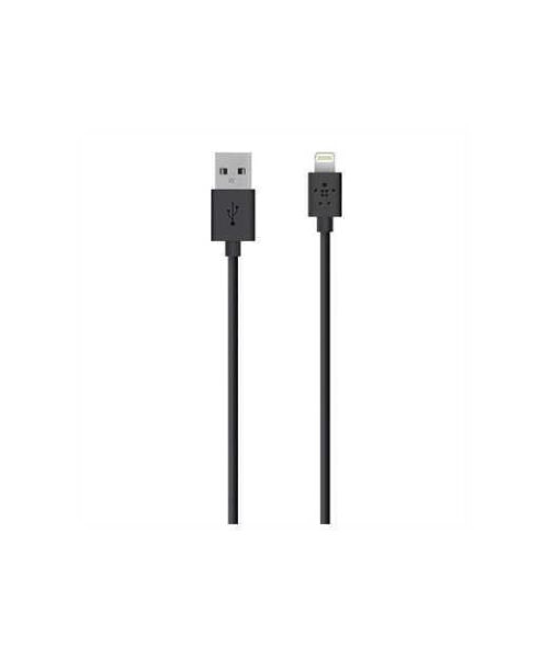 Belkin F8J023bt3MBLKTS Lightning Şarj Ve Senk. Kablosu 3m Siyah