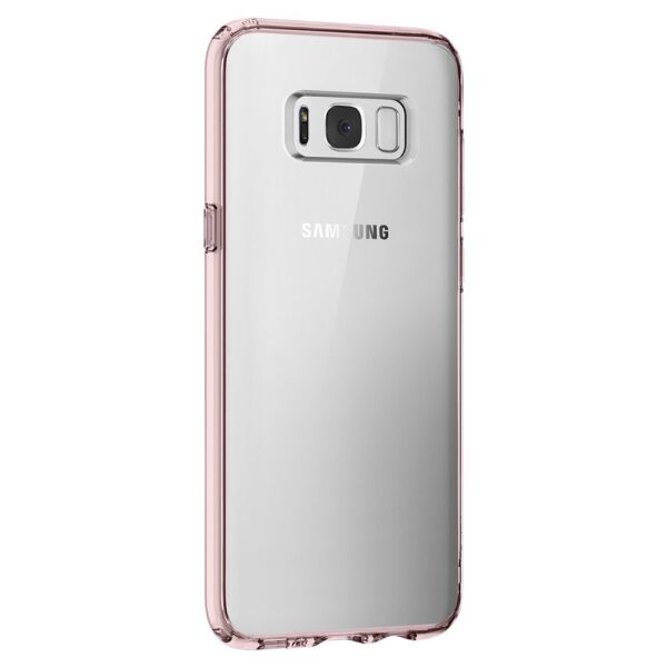 Spigen Galaxy S8 ile Uyumlu Kılıf Ultra Hybrid Crystal Pink