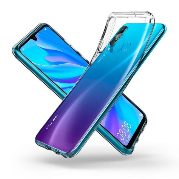 Spigen P30 Lite / Nova 4e ile Uyumlu Kılıf Liquid Crystal Crystal Clear