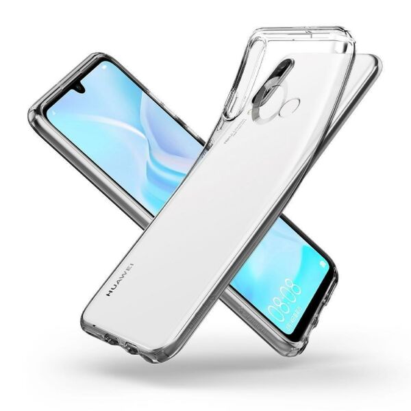 Spigen P30 Lite / Nova 4e ile Uyumlu Kılıf Liquid Crystal Crystal Clear