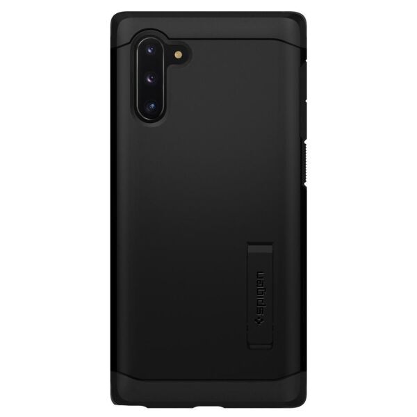 Spigen Galaxy Note 10 ile Uyumlu Kılıf Tough Armor Black