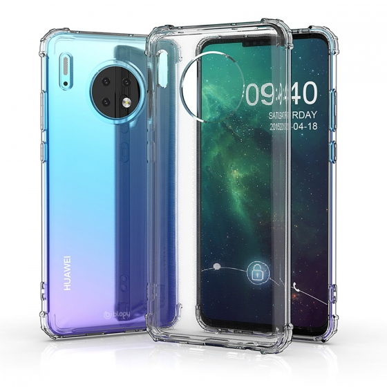 Blogy Mate 30 ile Uyumlu Crystal Fit Kılıf Crystal Clear