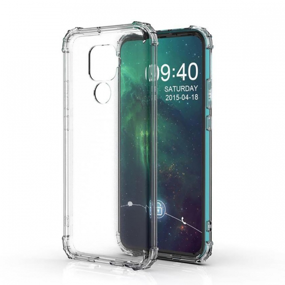 Blogy Mate 30 Lite ile Uyumlu Crystal Fit Kılıf Crystal Clear