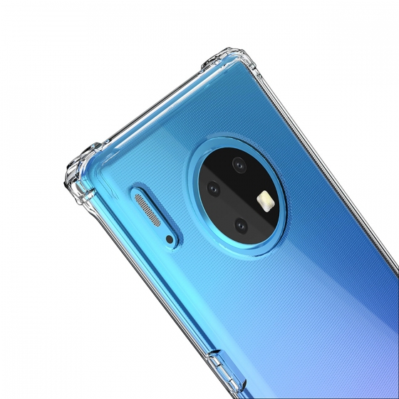 Blogy Mate 30 Pro ile Uyumlu Crystal Fit Kılıf Crystal Clear