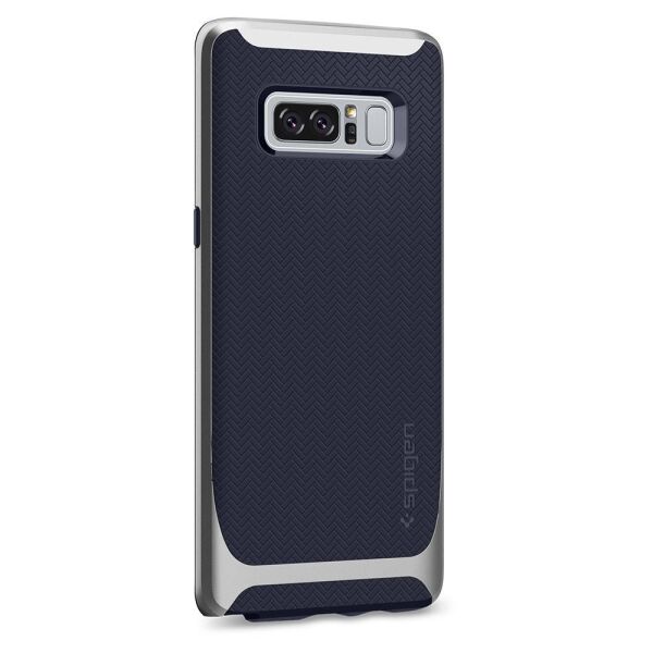 Spigen Galaxy Note 8 ile Uyumlu Kılıf Neo Hybrid Silver Arctic