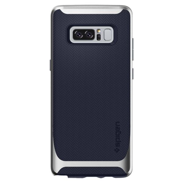 Spigen Galaxy Note 8 ile Uyumlu Kılıf Neo Hybrid Silver Arctic
