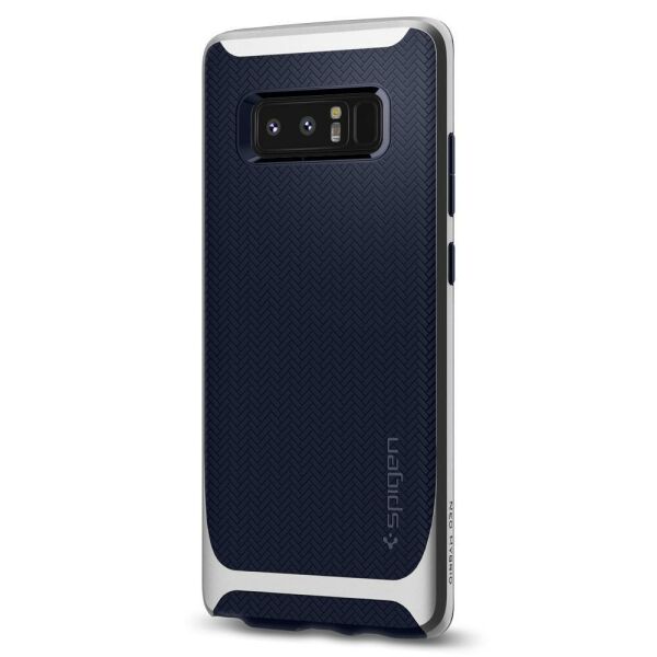 Spigen Galaxy Note 8 ile Uyumlu Kılıf Neo Hybrid Silver Arctic