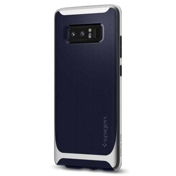 Spigen Galaxy Note 8 ile Uyumlu Kılıf Neo Hybrid Silver Arctic