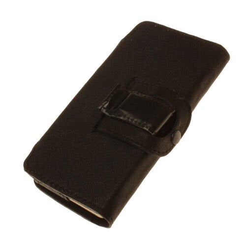 iPhone 6 Plus/6 Plus ile Uyumlu Kemere Takmalı Hakiki Deri Kılıf Siyah