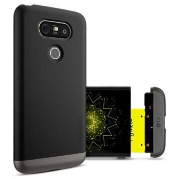 Spigen G5 ile Uyumlu Kılıf Style Armor Black