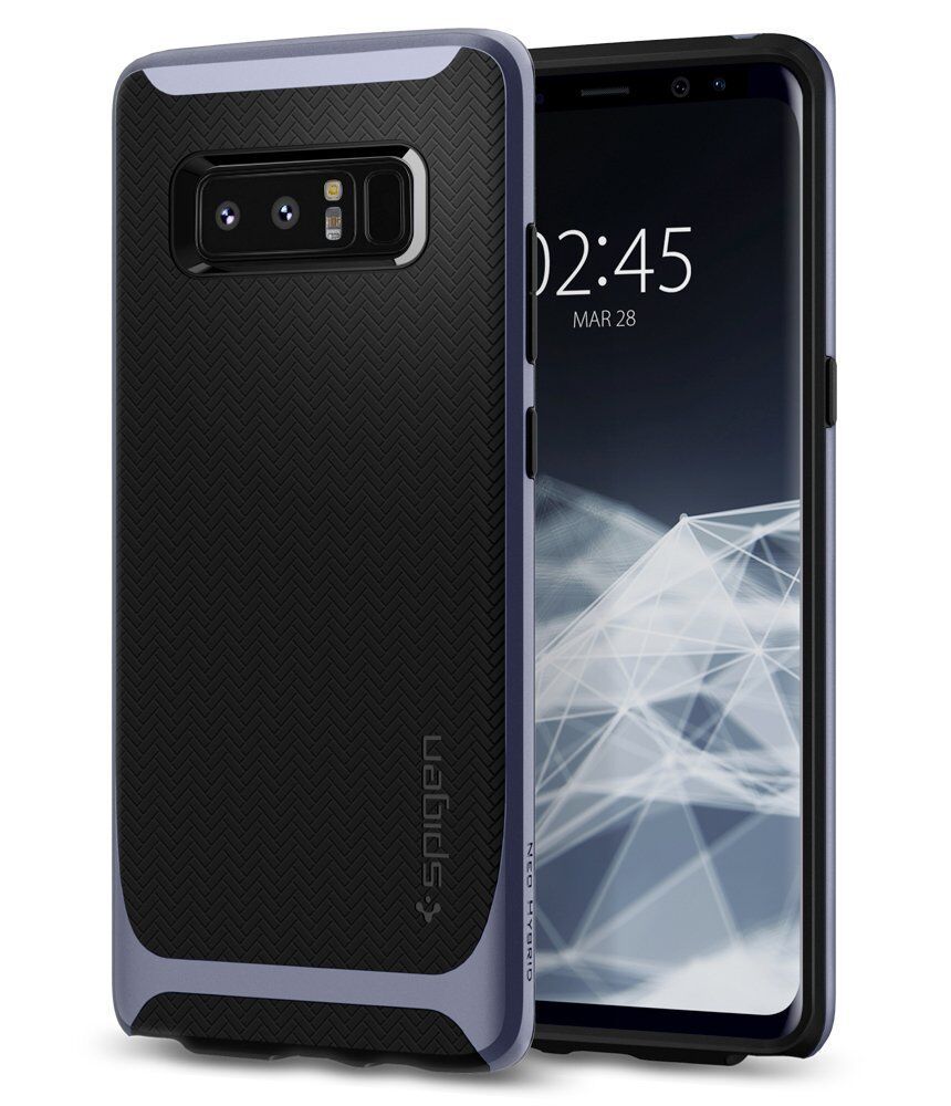 Spigen Galaxy Note 8 ile Uyumlu Kılıf Neo Hybrid Orchid Gray