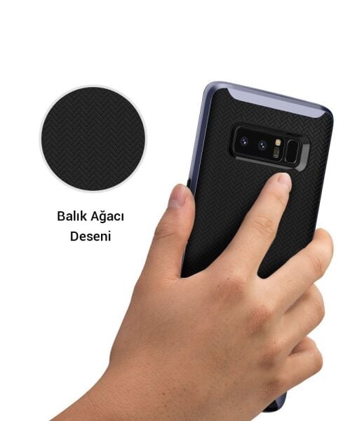 Spigen Galaxy Note 8 ile Uyumlu Kılıf Neo Hybrid Orchid Gray