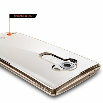 Spigen G4 ile Uyumlu Kılıf Ultra Hybrid Champagne Gold