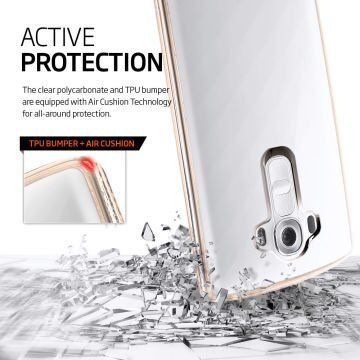 Spigen G4 ile Uyumlu Kılıf Ultra Hybrid Champagne Gold