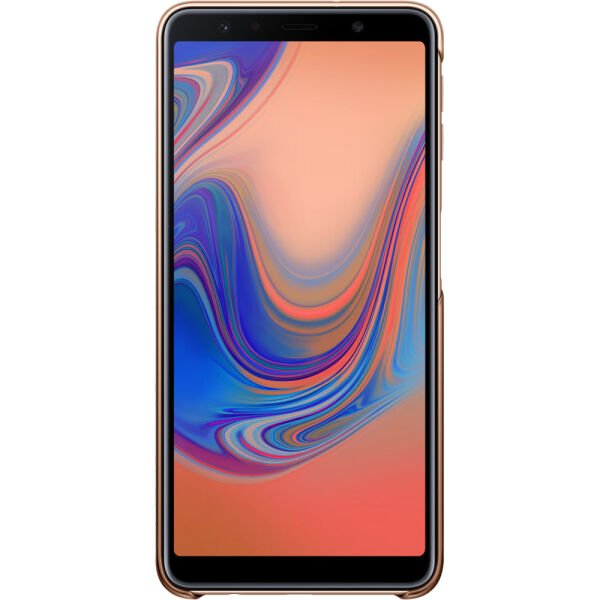 Galaxy A7 (2018) ile Uyumlu Gradation Kılıf Altın EF-AA750CFEGWW(Out)