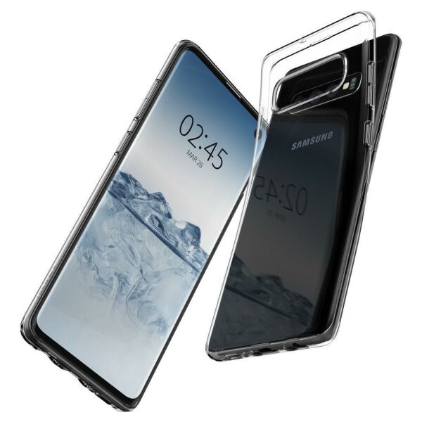 Spigen Galaxy S10 ile Uyumlu Kılıf, Liquid Crystal Crystal Clear