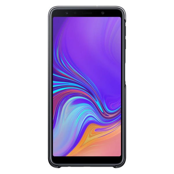 Galaxy A7 (2018) ile Uyumlu Gradation Kılıf Siyah EF-AA750CBEGWW(Out)