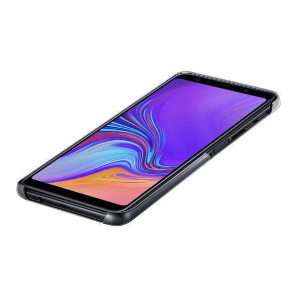 Galaxy A7 (2018) ile Uyumlu Gradation Kılıf Siyah EF-AA750CBEGWW(Out)