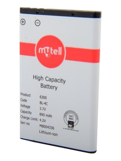 Mytell 6300 ile Uyumlu MBT-01 BL-4C Batarya