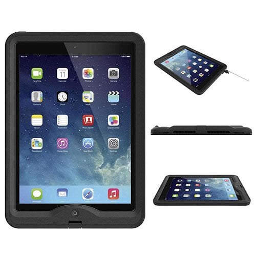 LifeProof iPad Air ile Uyumlu Nüüd Ultra Koruma Kılıfı Siyah (Out)