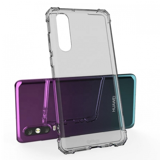 Blogy P30 Crystal ile Uyumlu Fit Kılıf Smoke Black