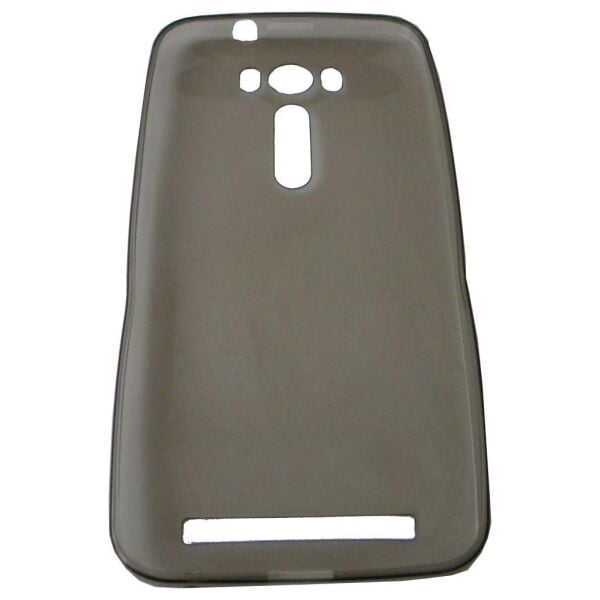 Zenfone 2 ile Uyumlu 0.2mm Soft Silikon Kılıf Siyah