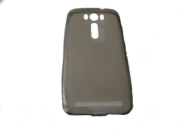 Zenfone 2 ile Uyumlu 0.2mm Soft Silikon Kılıf Siyah