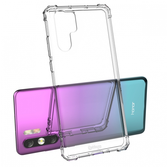 Blogy P30 Pro ile Uyumlu Crystal Fit Kılıf Crystal Clear