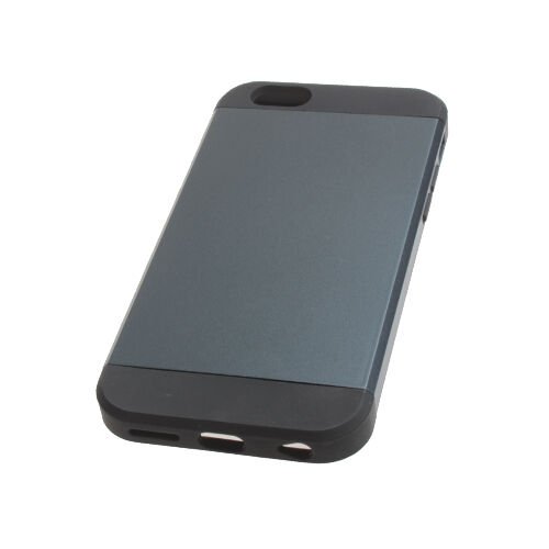 iPhone 6S/6 ile Uyumlu ile Uyumlu Double Hard Koruma Kılıfı Metal Slate