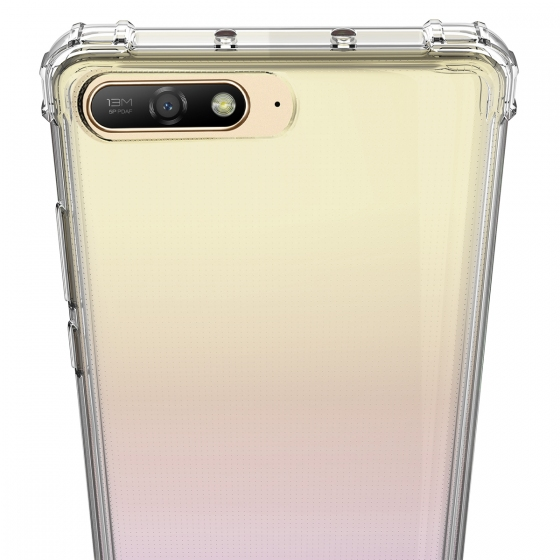 Blogy Y6 2018 ile Uyumlu Crystal Fit Kılıf Crystal Clear