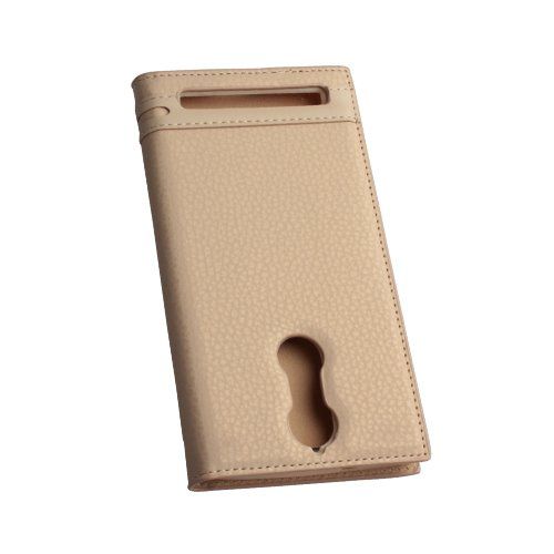 K5 Note ile Uyumlu Kılıf Elite Serisi Yan Model Kapaklı Gold