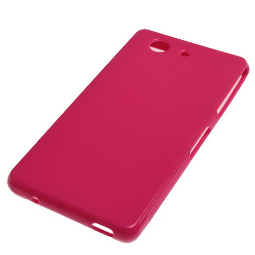 Xperia Z3 Compact ile Uyumlu Kılıf Süper Silikon Pembe