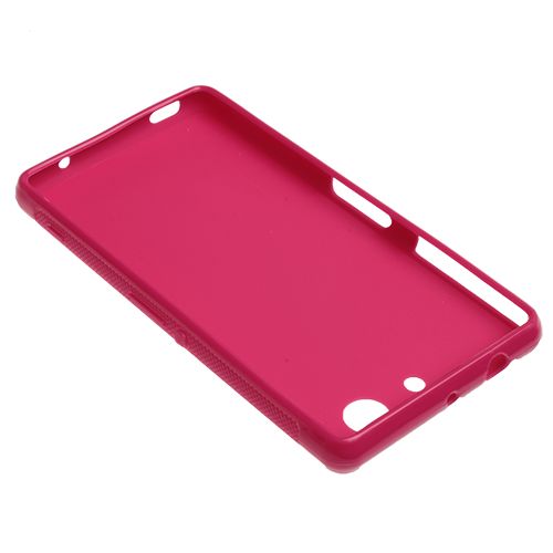 Xperia Z3 Compact ile Uyumlu Kılıf Süper Silikon Pembe
