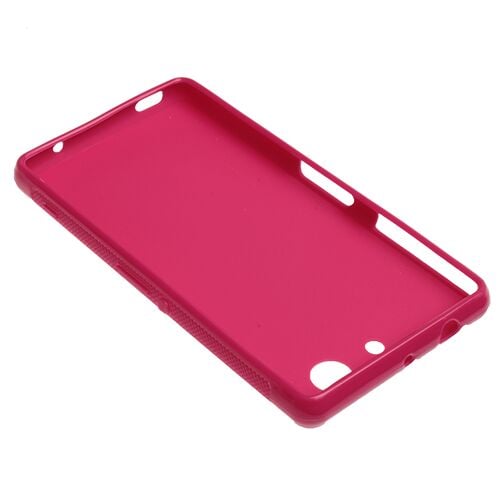 Xperia Z3 Compact ile Uyumlu Kılıf Süper Silikon Pembe
