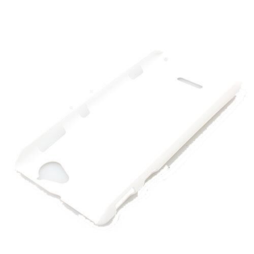 Xperia L ile Uyumlu Sert Kauçuk Kılıf Beyaz