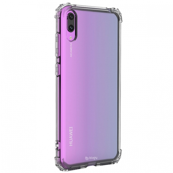 Blogy Y7 2019 ile Uyumlu Crystal Fit Kılıf Crystal Clear