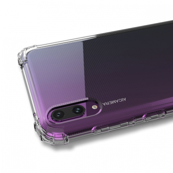 Blogy Y7 2019 ile Uyumlu Crystal Fit Kılıf Crystal Clear